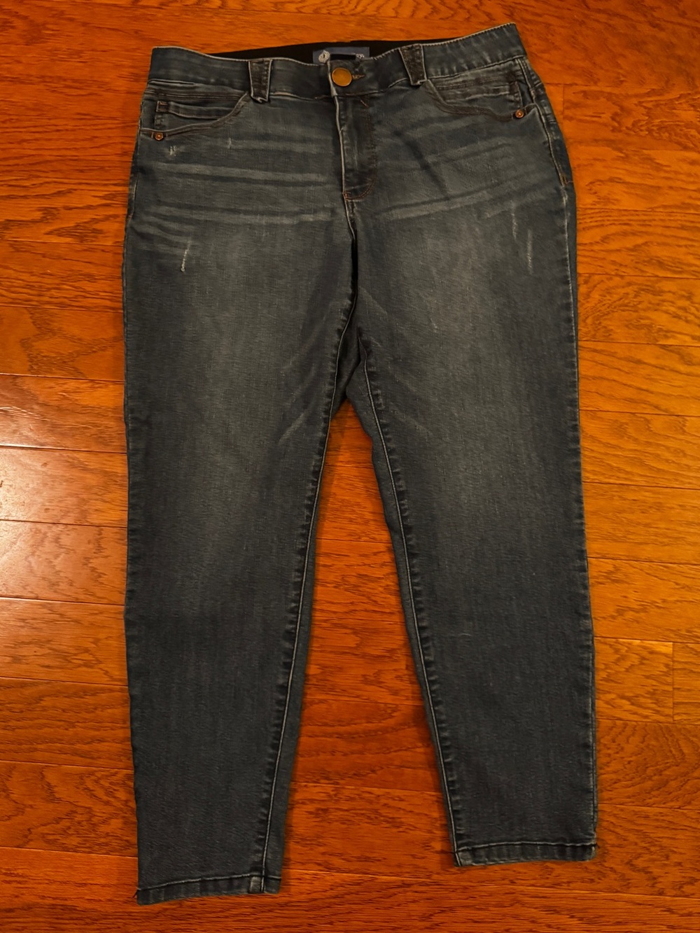 Democracy Absolution Skinny Jeans 14P Dark Wash Stretch Denim Petite